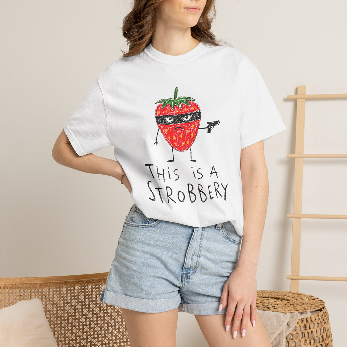 This Is a Strobbery Shirt – Funny Strawberry Comfort Colors Tee