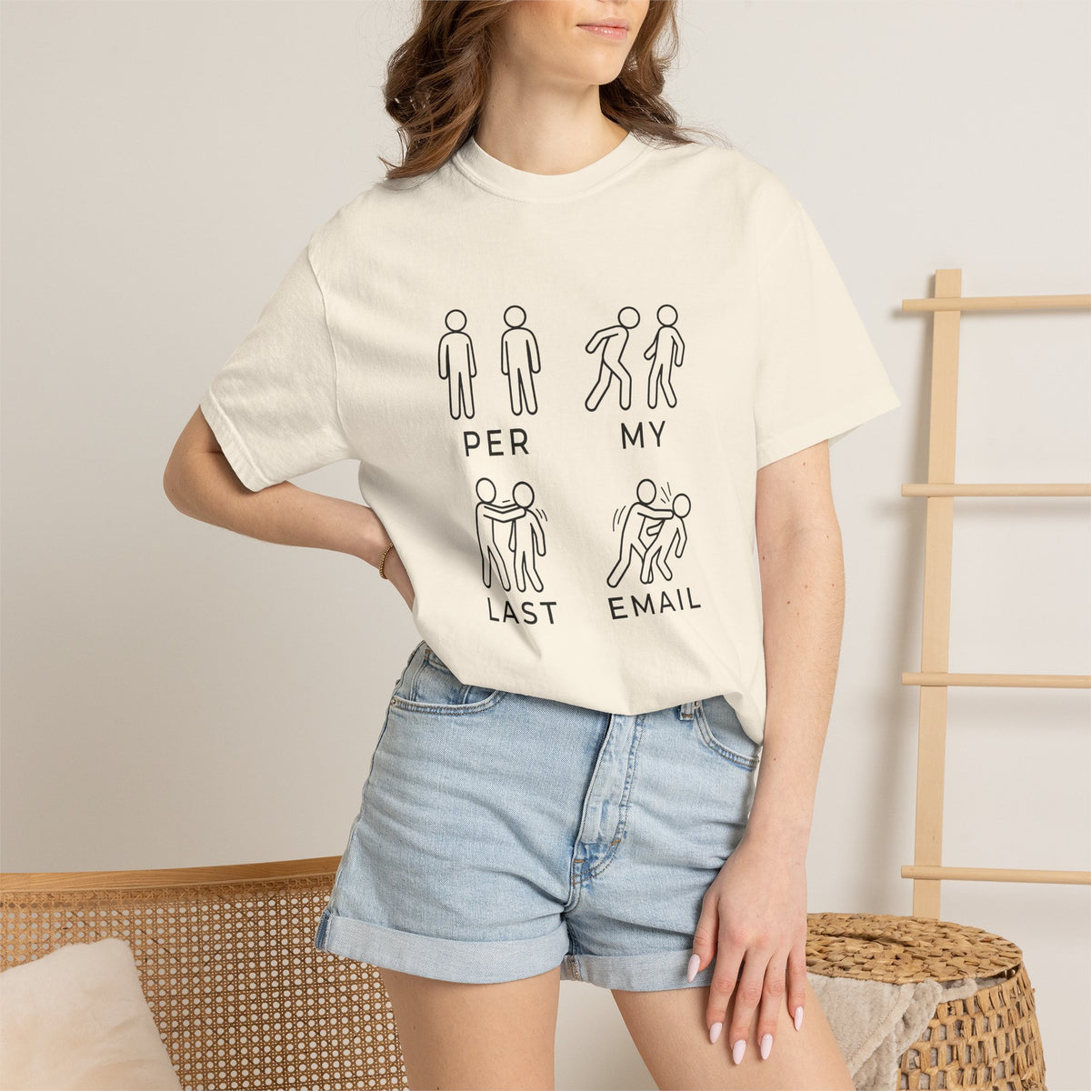 Per My Last Email Funny Office Graphic Tee
