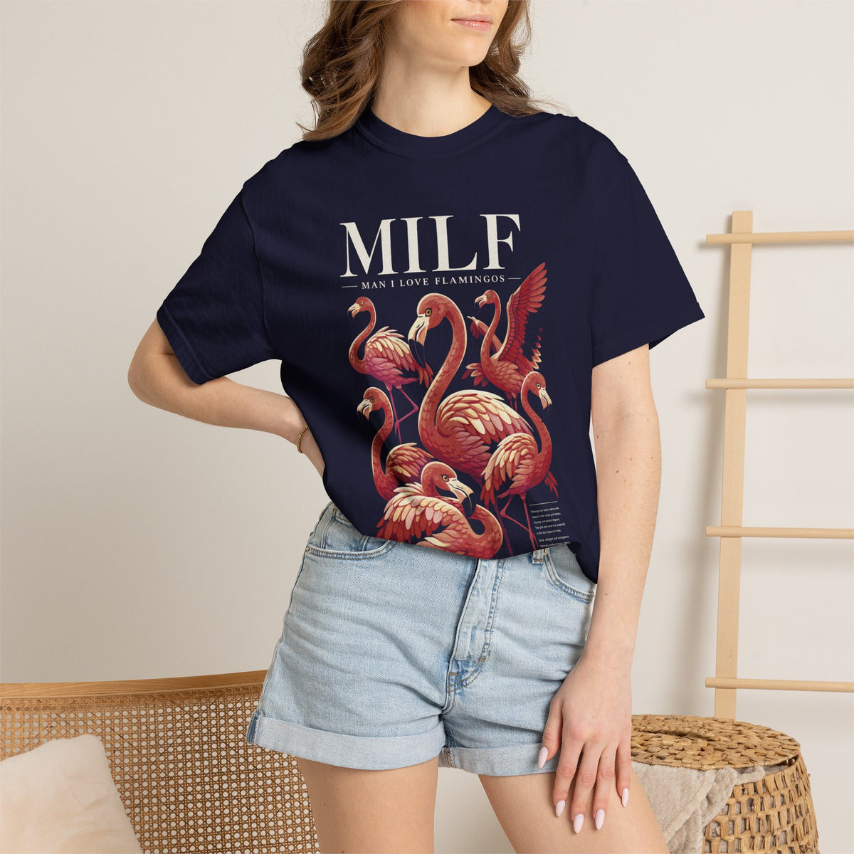 MILF Man I Love Flamingos Shirt – Funny Flamingo Comfort Colors T-Shirt