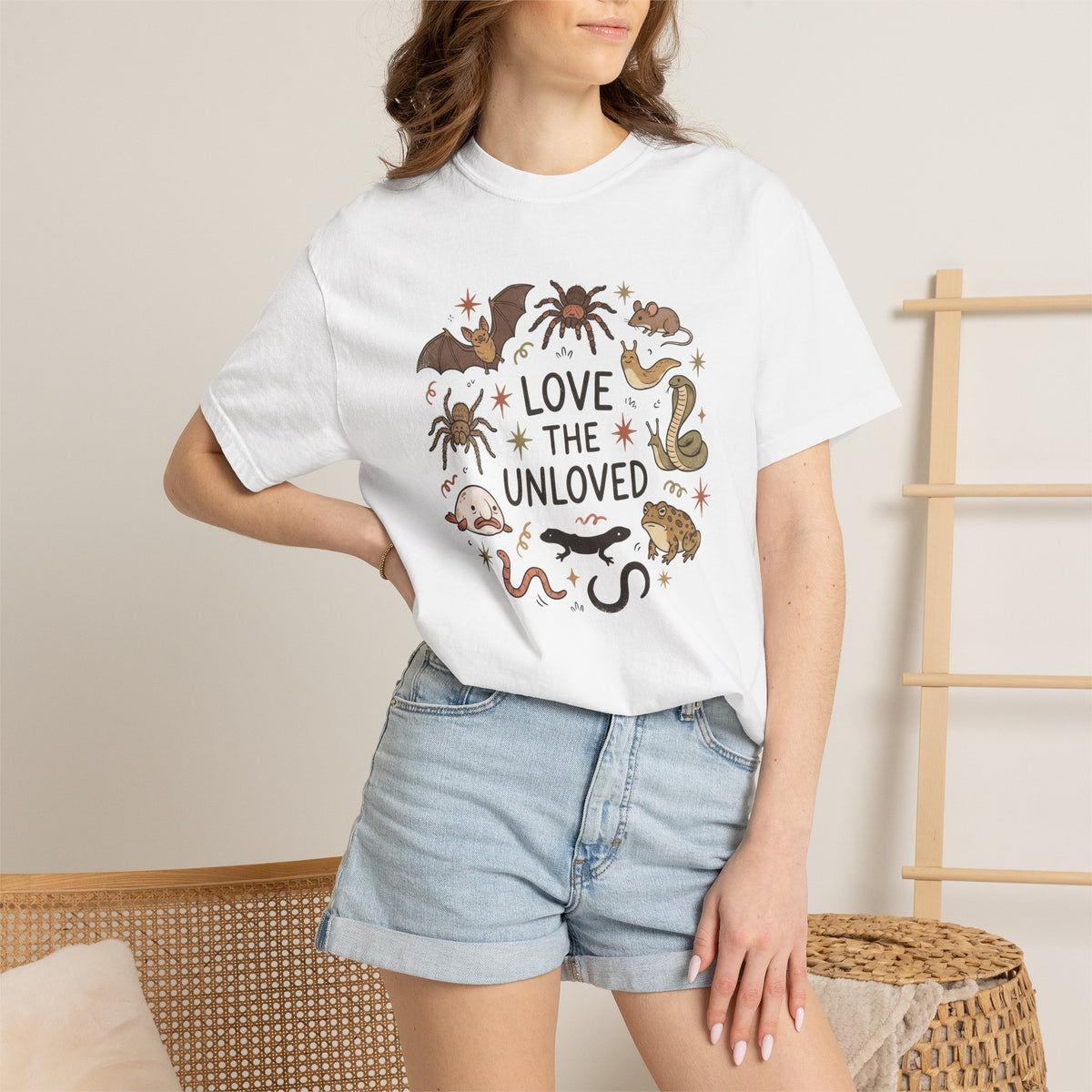 Love the Unloved Comfort Colors T-Shirt | Cute Weird Animal Graphic Tee