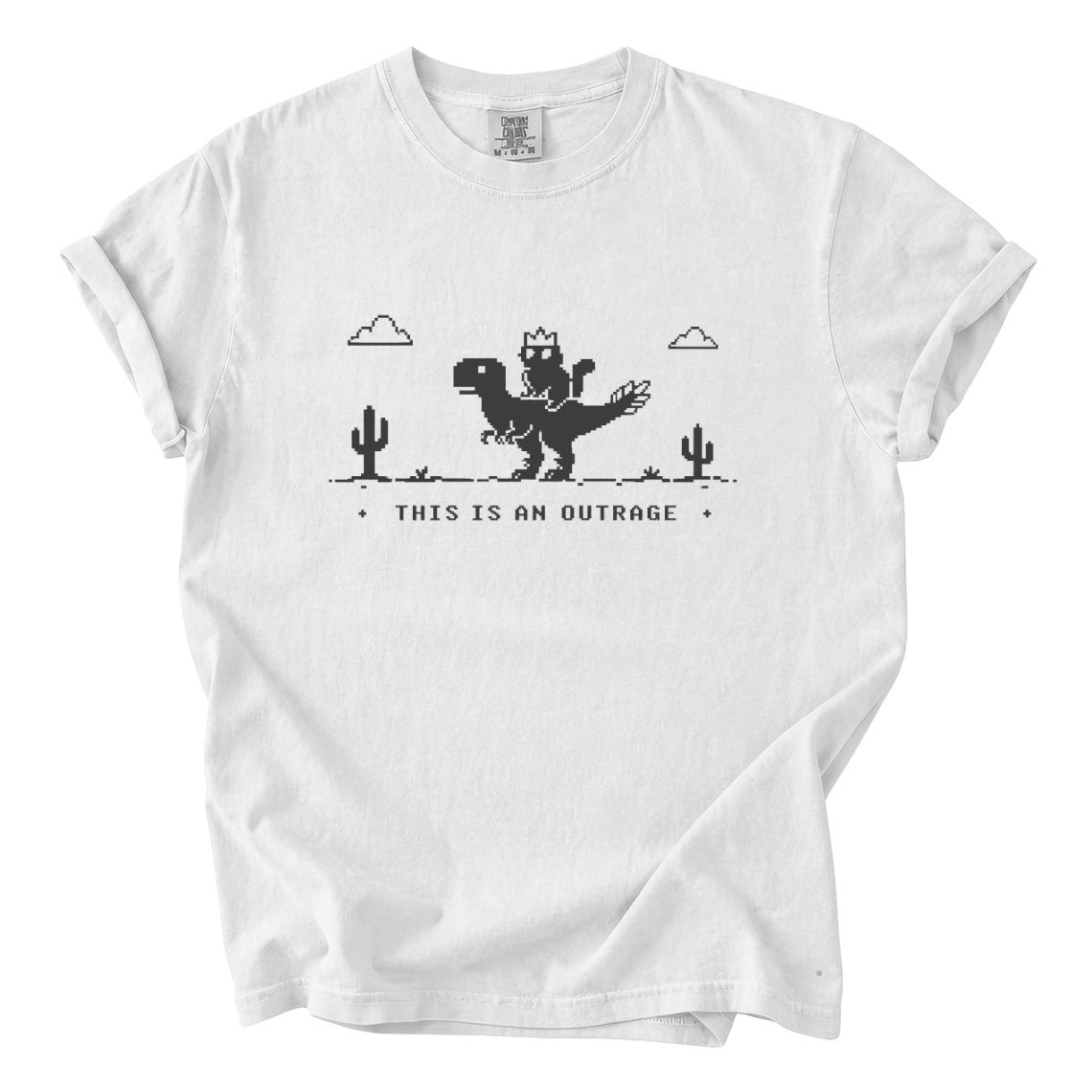 Princess Donut & Mongo “This Is an Outrage” Comfort Colors T-Shirt | Dungeon Crawler Carl Tee