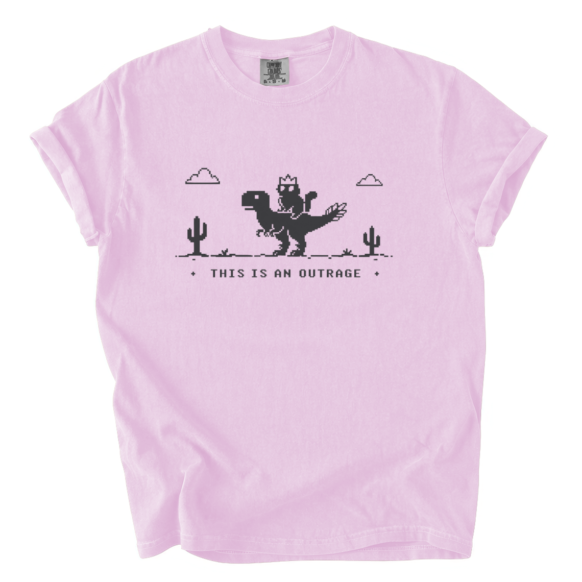 Princess Donut & Mongo “This Is an Outrage” Comfort Colors T-Shirt | Dungeon Crawler Carl Tee
