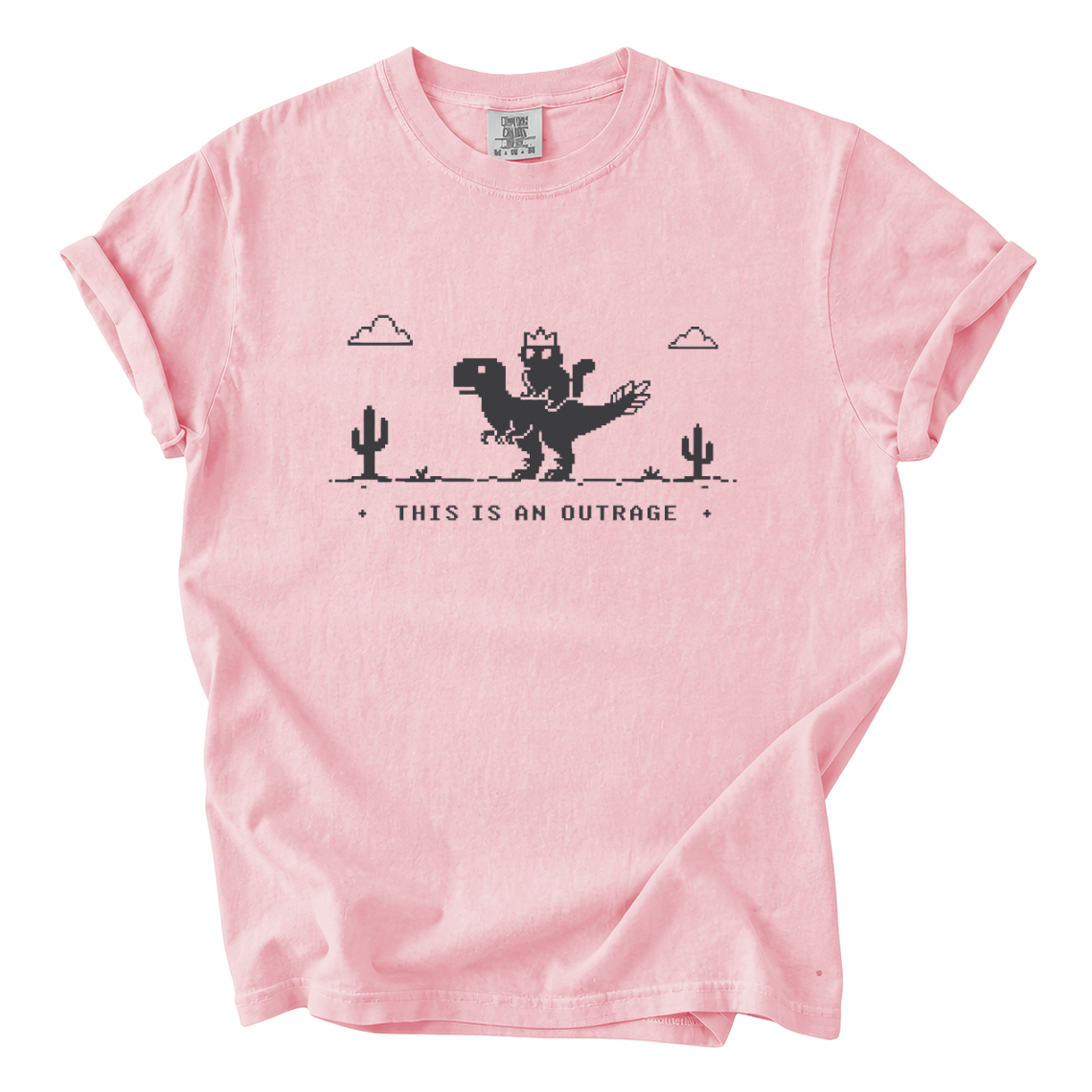 Princess Donut & Mongo “This Is an Outrage” Comfort Colors T-Shirt | Dungeon Crawler Carl Tee