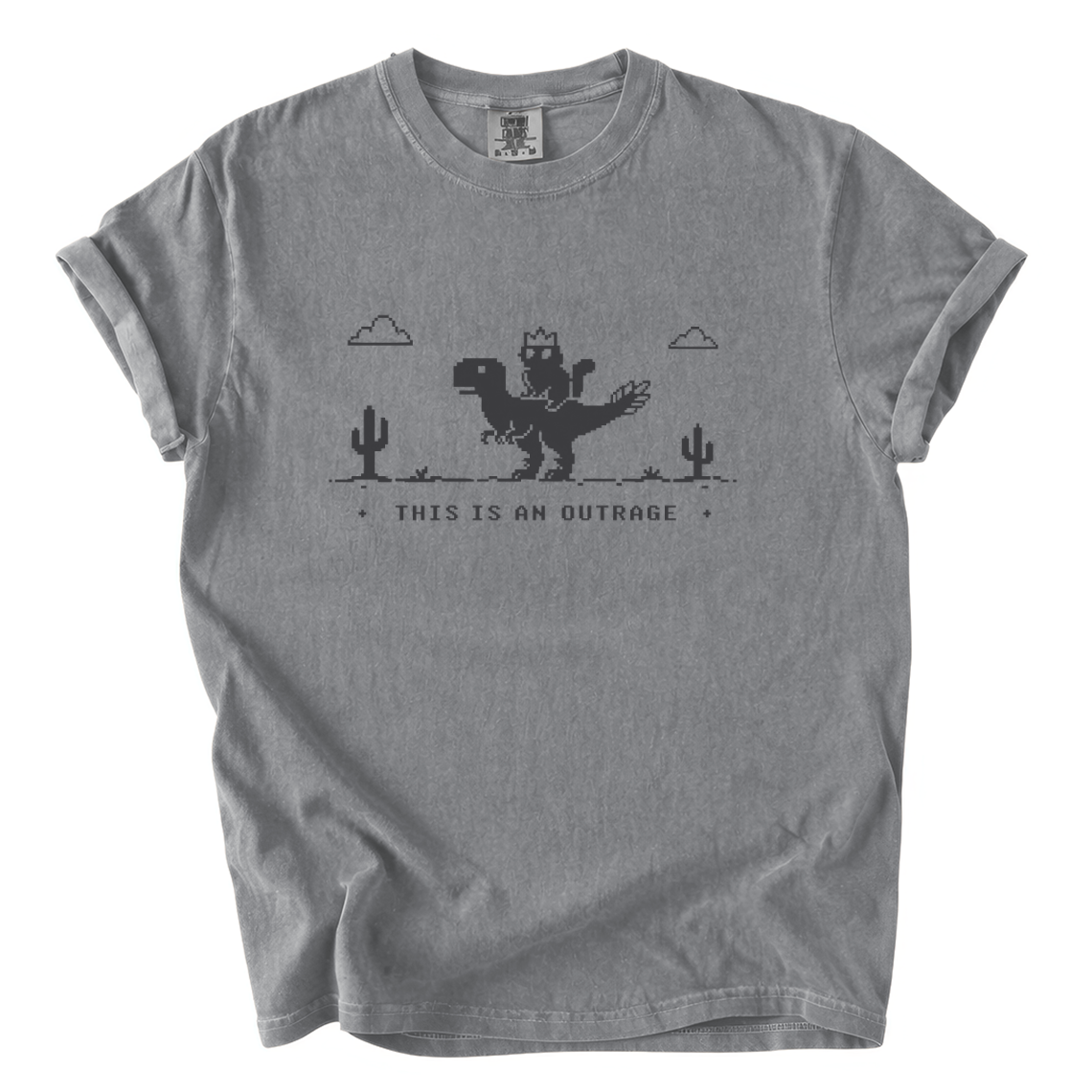 Princess Donut & Mongo “This Is an Outrage” Comfort Colors T-Shirt | Dungeon Crawler Carl Tee