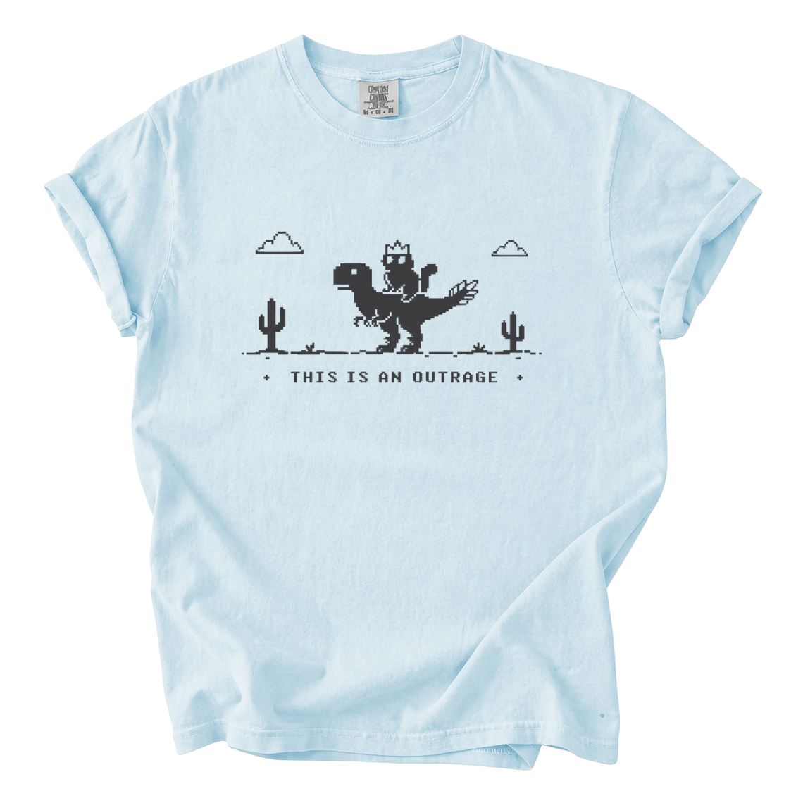 Princess Donut & Mongo “This Is an Outrage” Comfort Colors T-Shirt | Dungeon Crawler Carl Tee