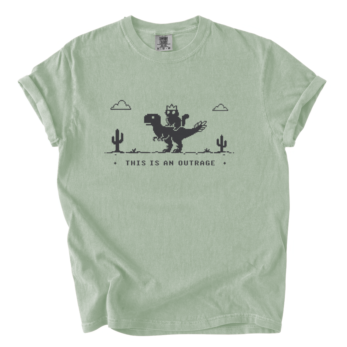 Princess Donut & Mongo “This Is an Outrage” Comfort Colors T-Shirt | Dungeon Crawler Carl Tee