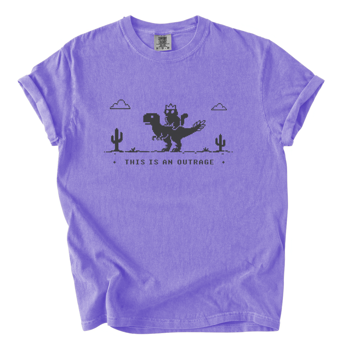 Princess Donut & Mongo “This Is an Outrage” Comfort Colors T-Shirt | Dungeon Crawler Carl Tee