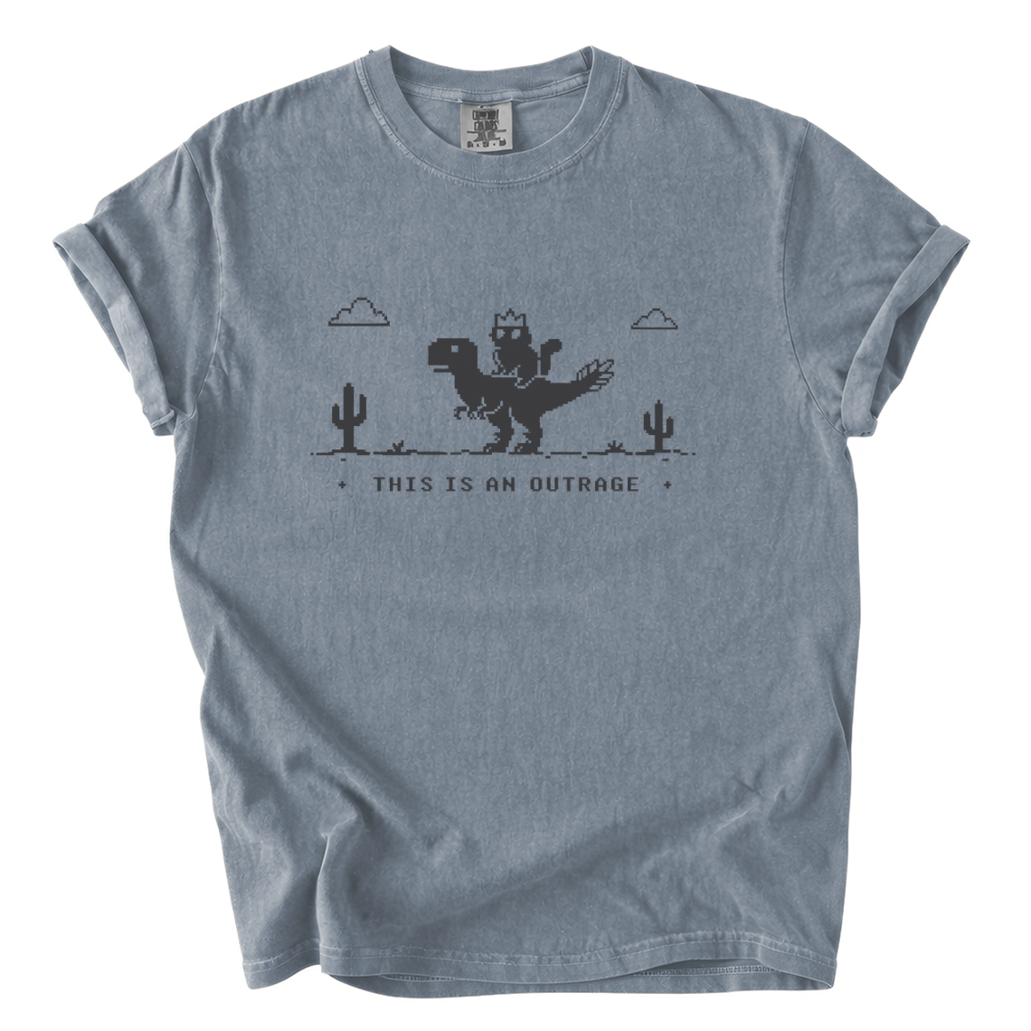 Princess Donut & Mongo “This Is an Outrage” Comfort Colors T-Shirt | Dungeon Crawler Carl Tee