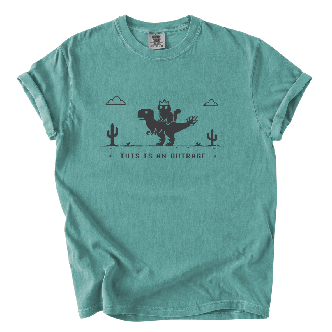 Princess Donut & Mongo “This Is an Outrage” Comfort Colors T-Shirt | Dungeon Crawler Carl Tee