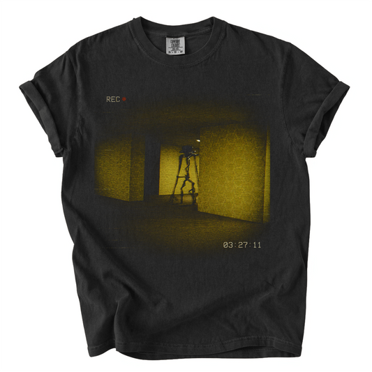 Backrooms Creature Comfort Colors T-Shirt | Found Footage Liminal Horror Graphic Tee