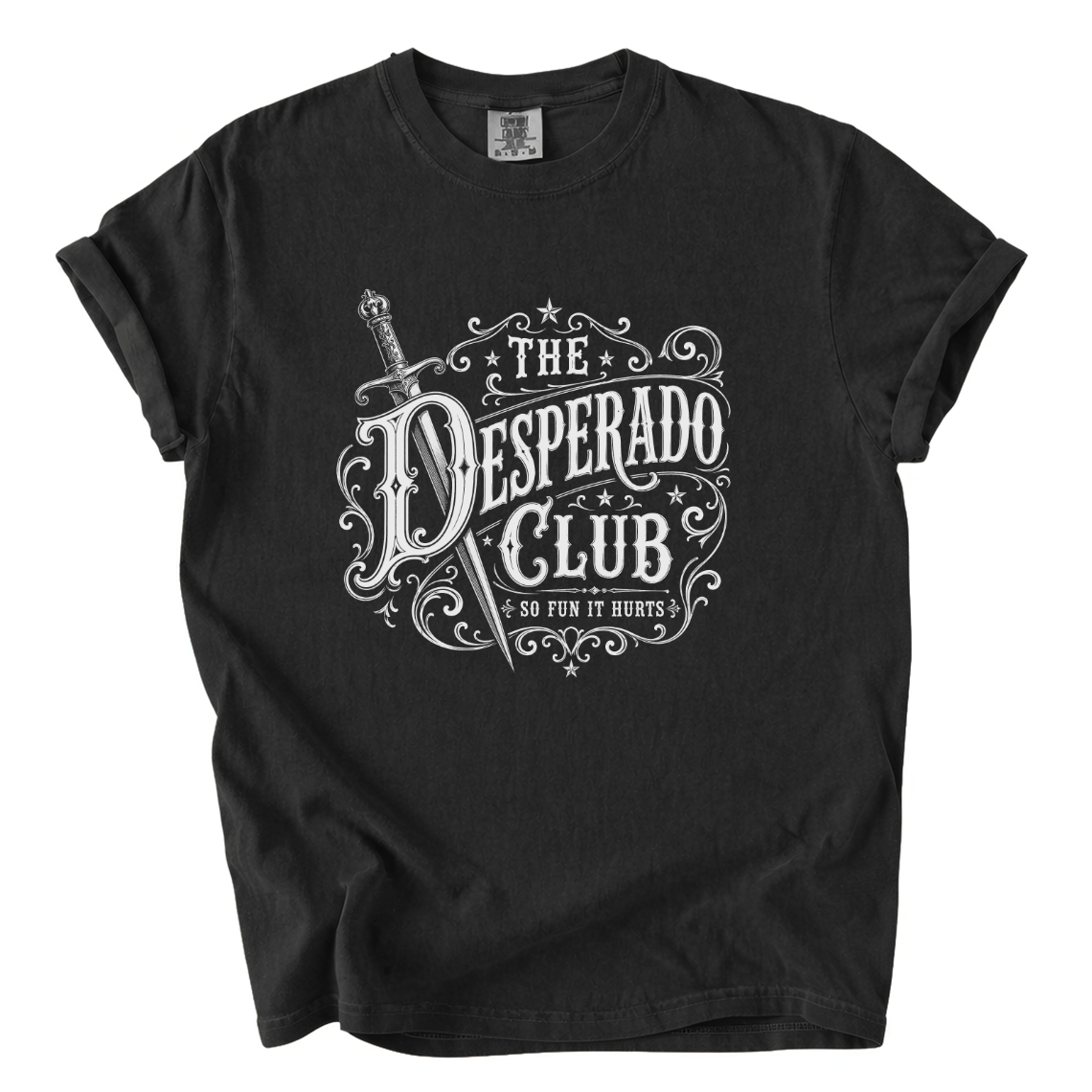 The Desperado Club Ornamental Crest Comfort Colors T-Shirt | Dungeon Crawler Carl Tee