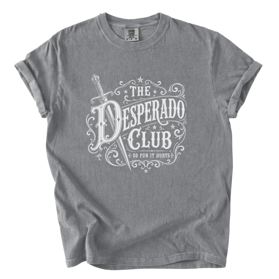 The Desperado Club Ornamental Crest Comfort Colors T-Shirt | Dungeon Crawler Carl Tee