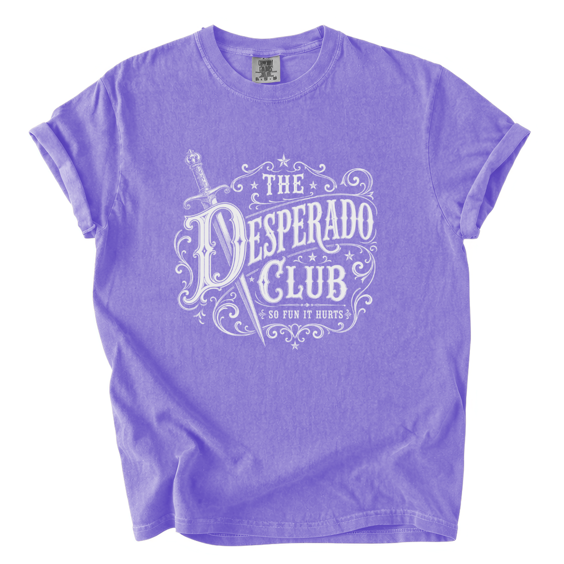 The Desperado Club Ornamental Crest Comfort Colors T-Shirt | Dungeon Crawler Carl Tee