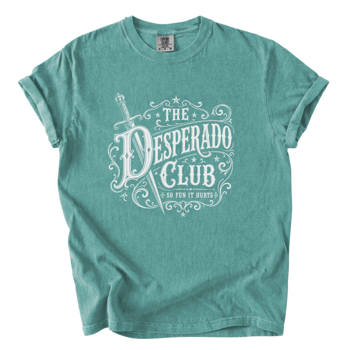 The Desperado Club Ornamental Crest Comfort Colors T-Shirt | Dungeon Crawler Carl Tee