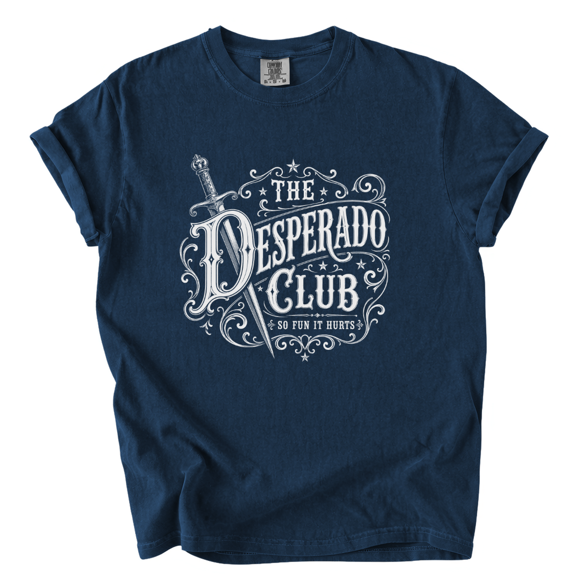 The Desperado Club Ornamental Crest Comfort Colors T-Shirt | Dungeon Crawler Carl Tee