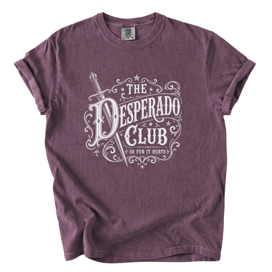 The Desperado Club Ornamental Crest Comfort Colors T-Shirt | Dungeon Crawler Carl Tee