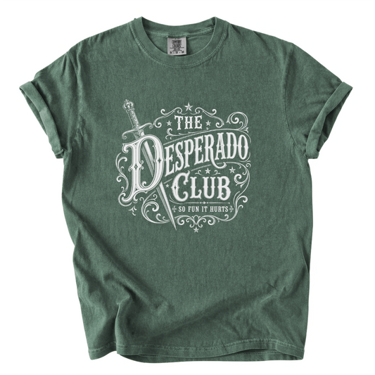 The Desperado Club Ornamental Crest Comfort Colors T-Shirt | Dungeon Crawler Carl Tee