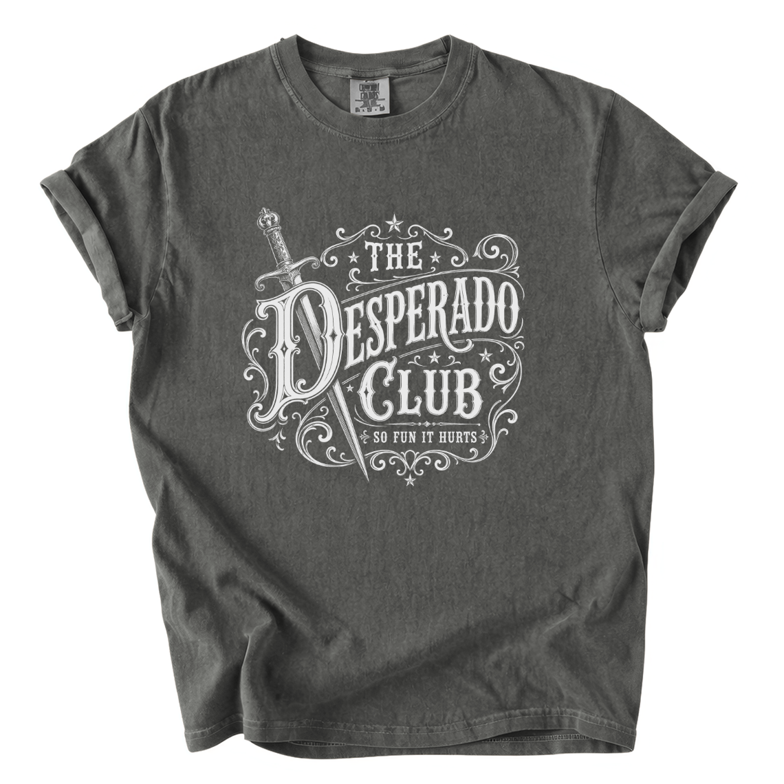 The Desperado Club Ornamental Crest Comfort Colors T-Shirt | Dungeon Crawler Carl Tee