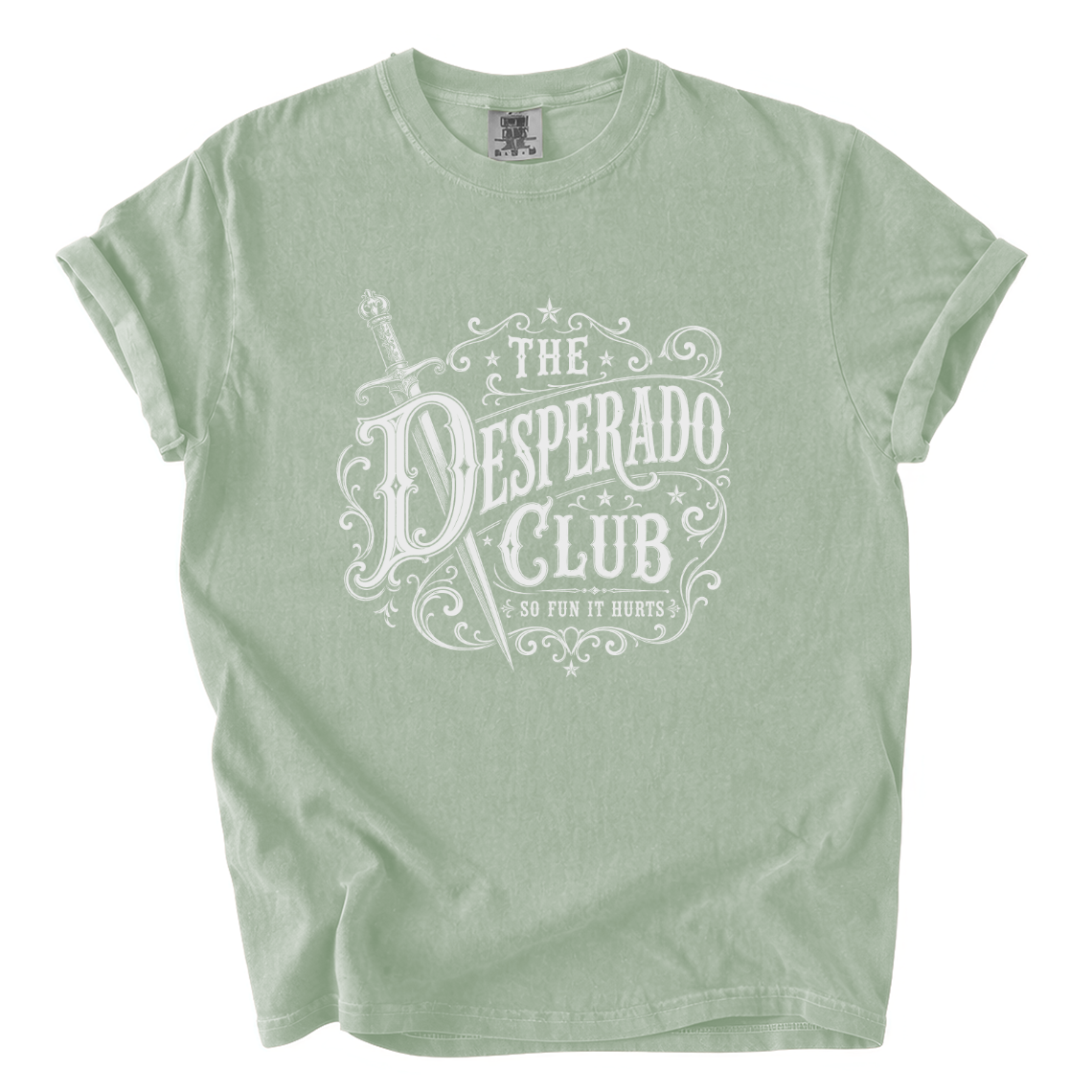 The Desperado Club Ornamental Crest Comfort Colors T-Shirt | Dungeon Crawler Carl Tee