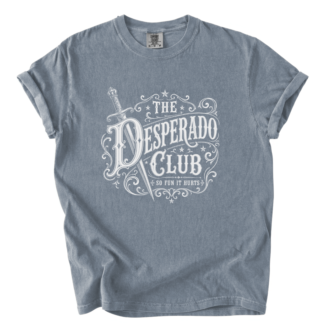 The Desperado Club Ornamental Crest Comfort Colors T-Shirt | Dungeon Crawler Carl Tee