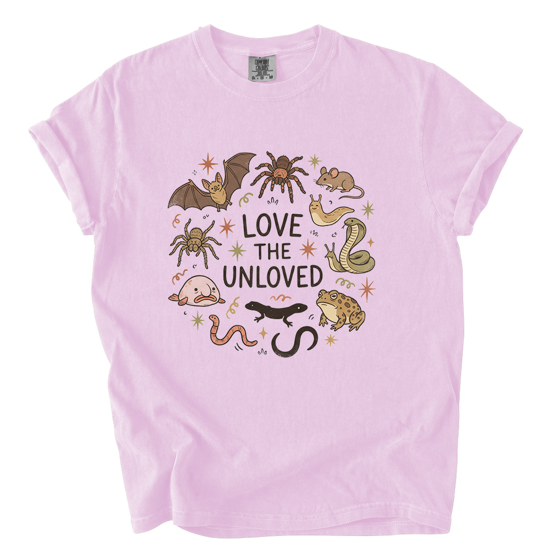 Love the Unloved Comfort Colors T-Shirt | Cute Weird Animal Graphic Tee