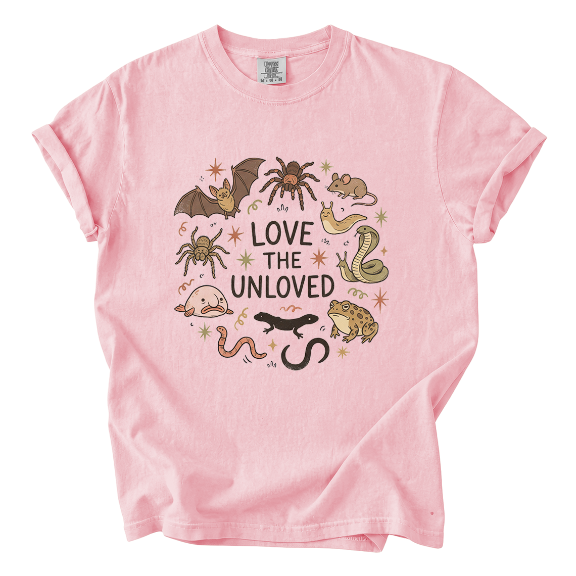 Love the Unloved Comfort Colors T-Shirt | Cute Weird Animal Graphic Tee