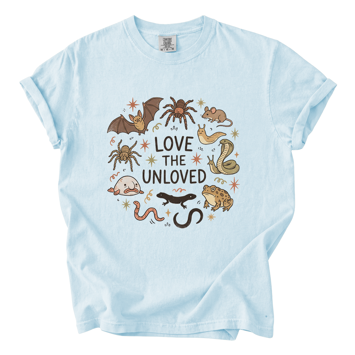 Love the Unloved Comfort Colors T-Shirt | Cute Weird Animal Graphic Tee