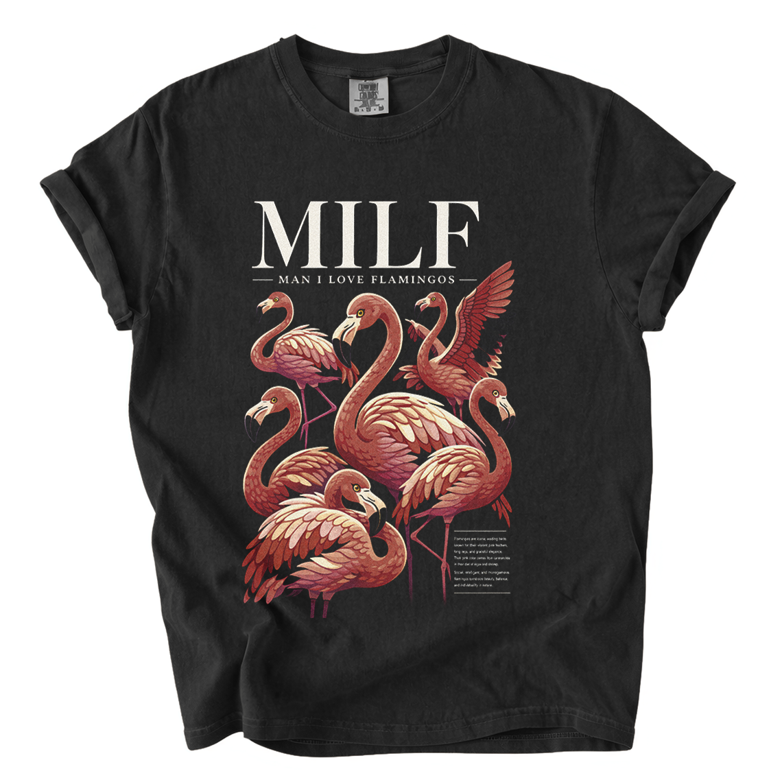 MILF Man I Love Flamingos Shirt – Funny Flamingo Comfort Colors T-Shirt