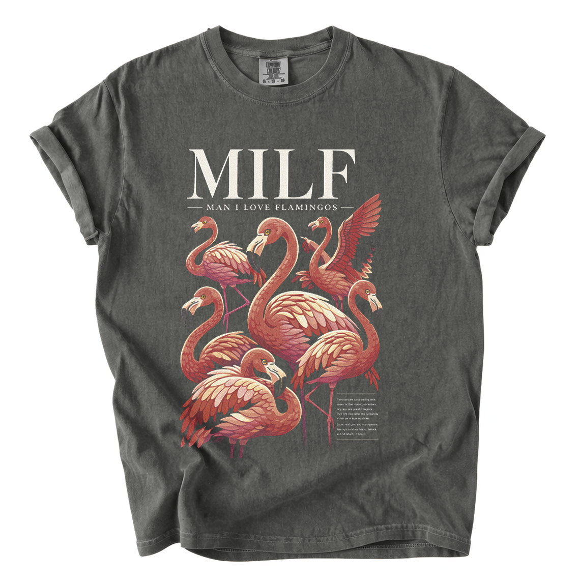 MILF Man I Love Flamingos Shirt – Funny Flamingo Comfort Colors T-Shirt