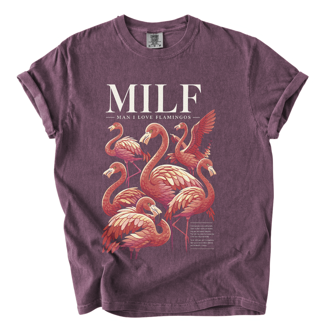 MILF Man I Love Flamingos Shirt – Funny Flamingo Comfort Colors T-Shirt
