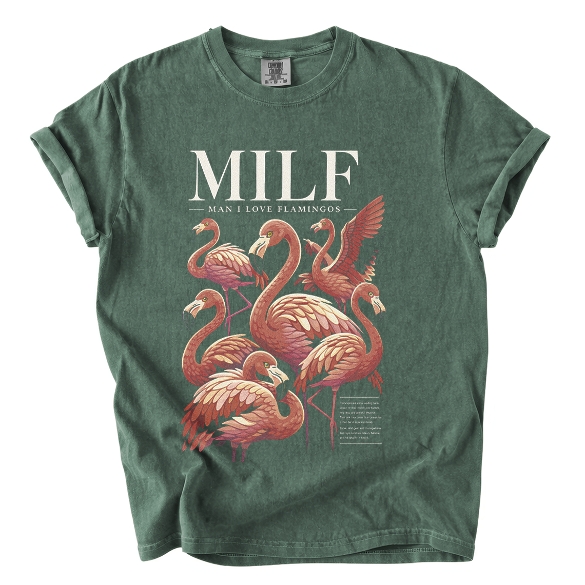 MILF Man I Love Flamingos Shirt – Funny Flamingo Comfort Colors T-Shirt