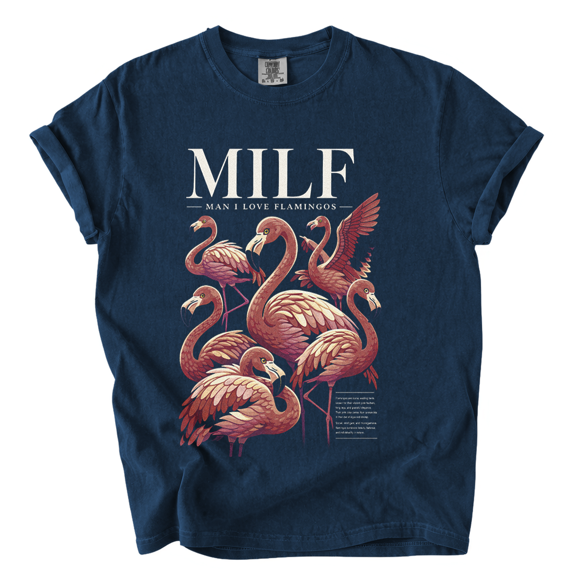MILF Man I Love Flamingos Shirt – Funny Flamingo Comfort Colors T-Shirt