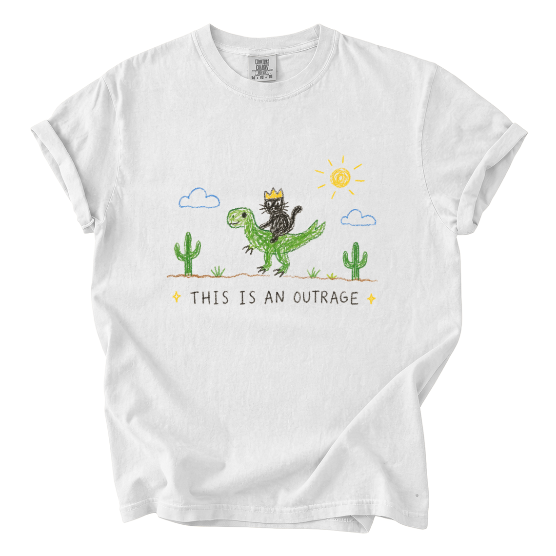 Princess Donut and Mongo Shirt – This Is an Outrage Comfort Colors Tee