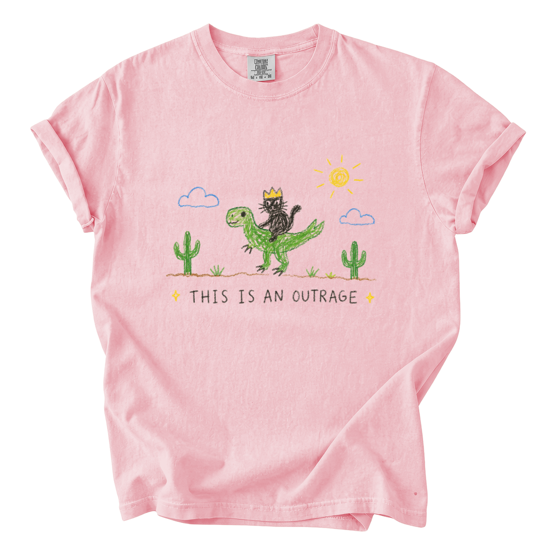 Princess Donut and Mongo Shirt – This Is an Outrage Comfort Colors Tee