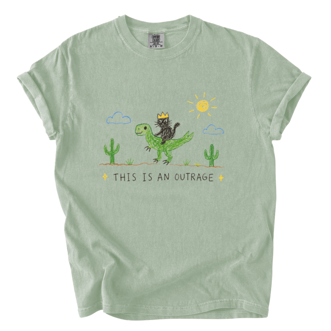 Princess Donut and Mongo Shirt – This Is an Outrage Comfort Colors Tee