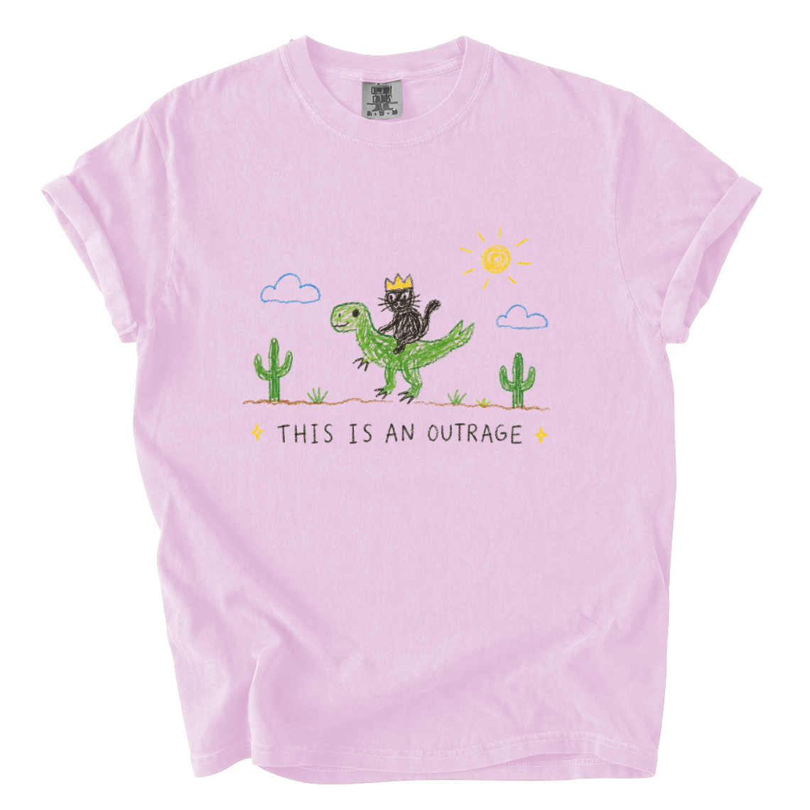 Princess Donut and Mongo Shirt – This Is an Outrage Comfort Colors Tee