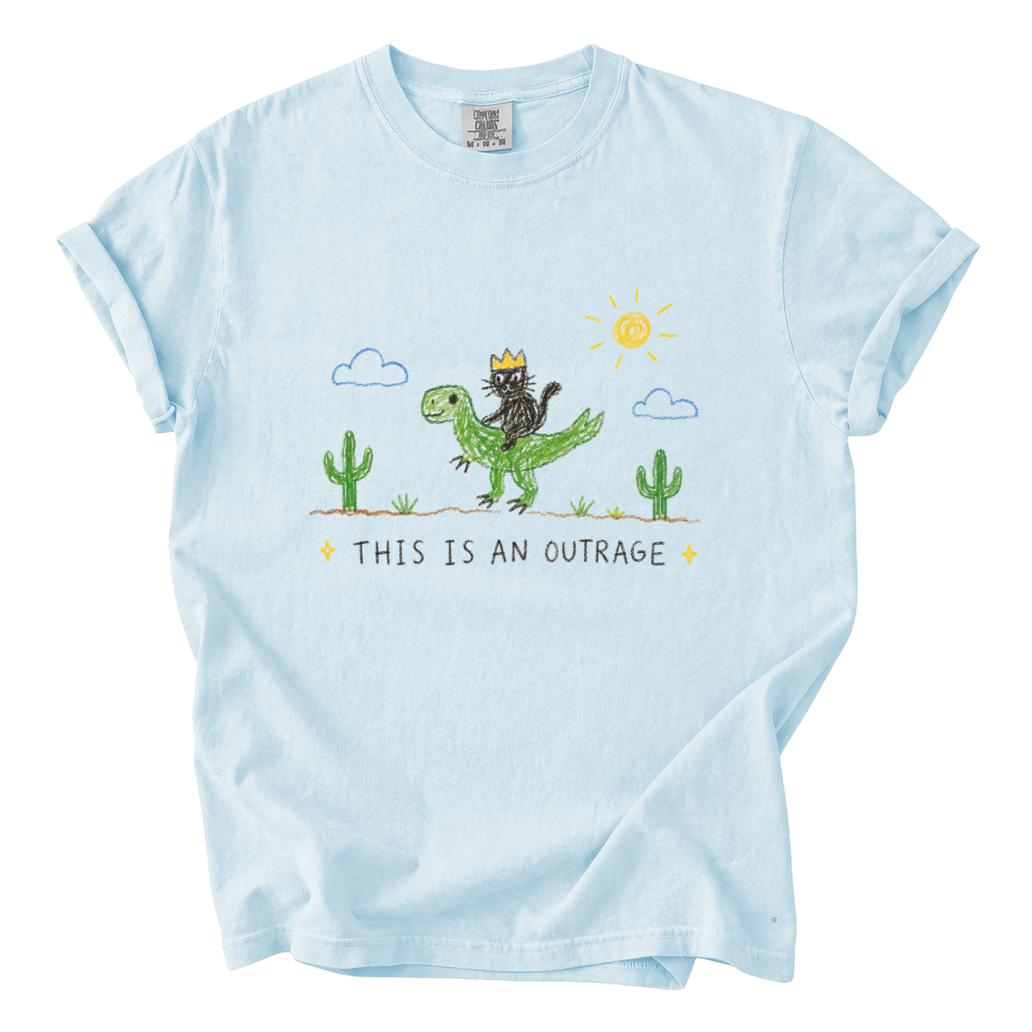 Princess Donut and Mongo Shirt – This Is an Outrage Comfort Colors Tee
