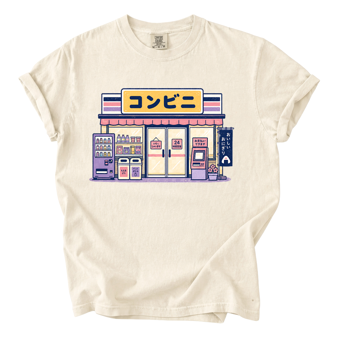 Japanese Konbini Shirt – Cute Convenience Store Comfort Colors Tee