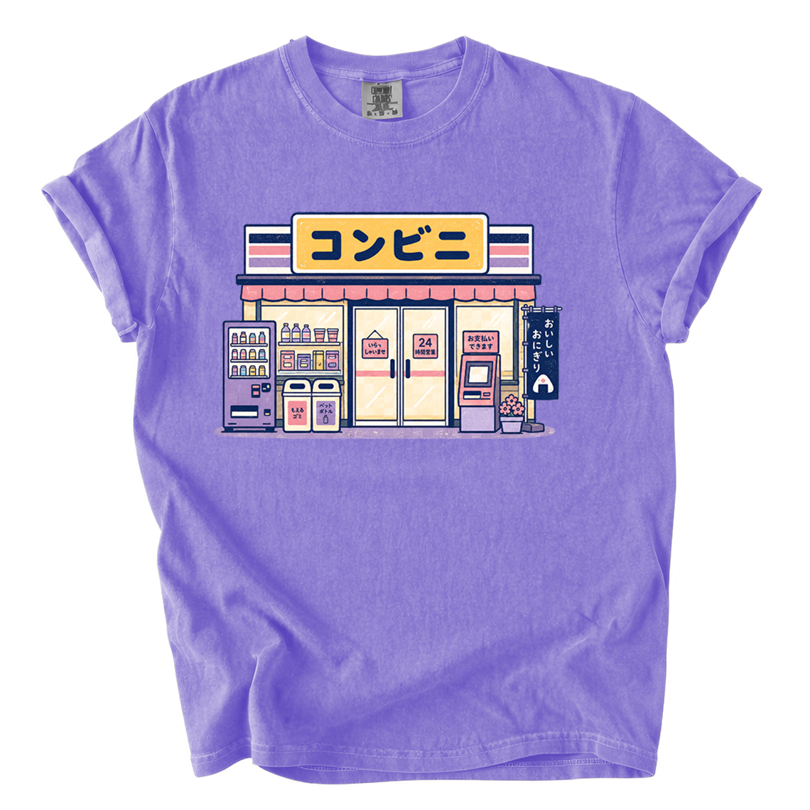 Japanese Konbini Shirt – Cute Convenience Store Comfort Colors Tee
