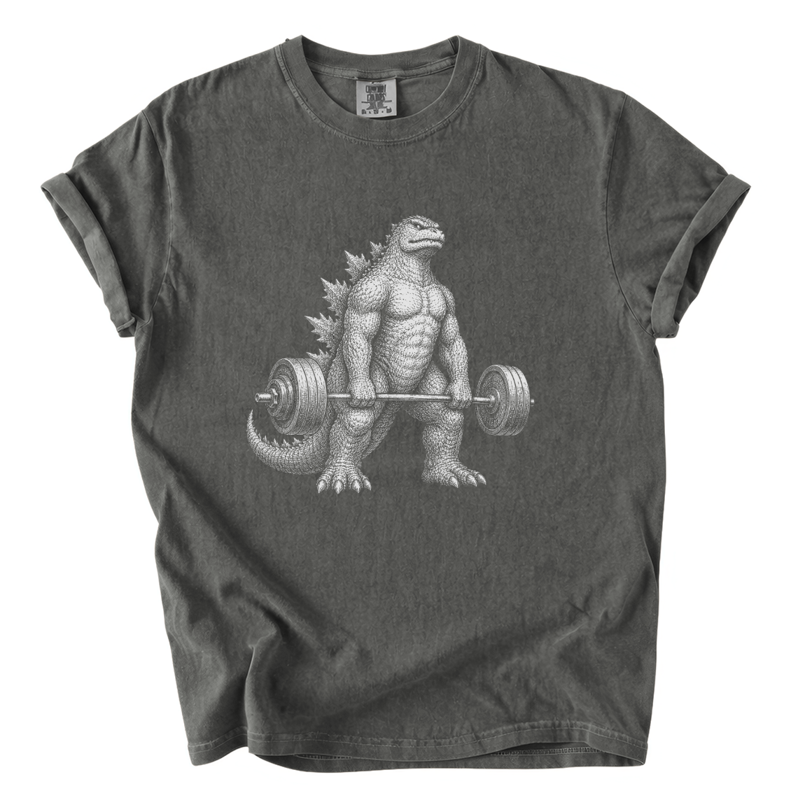 Godzilla Deadlift Shirt – Funny Gym Kaiju Comfort Colors Graphic Tee