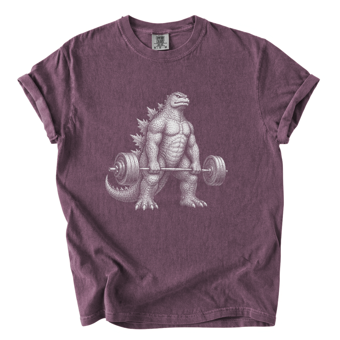 Godzilla Deadlift Shirt – Funny Gym Kaiju Comfort Colors Graphic Tee