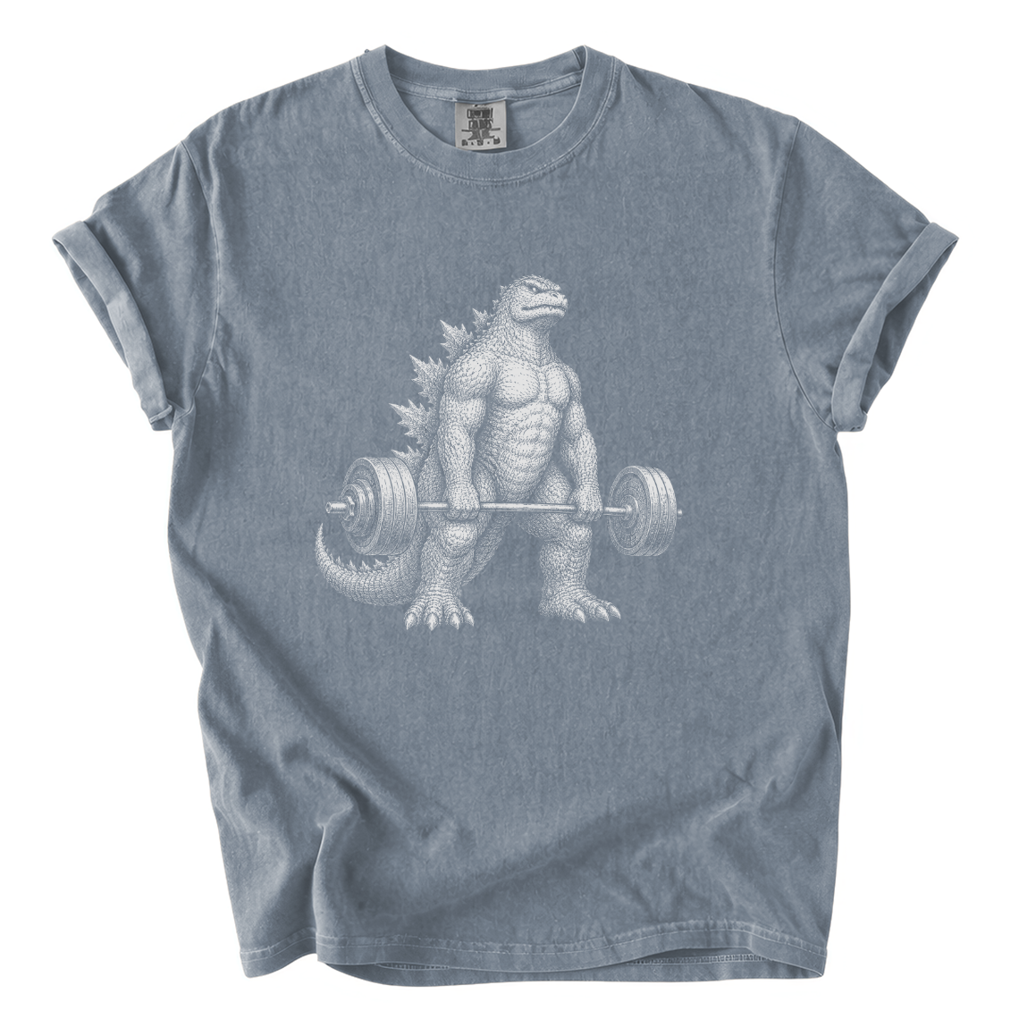 Godzilla Deadlift Shirt – Funny Gym Kaiju Comfort Colors Graphic Tee