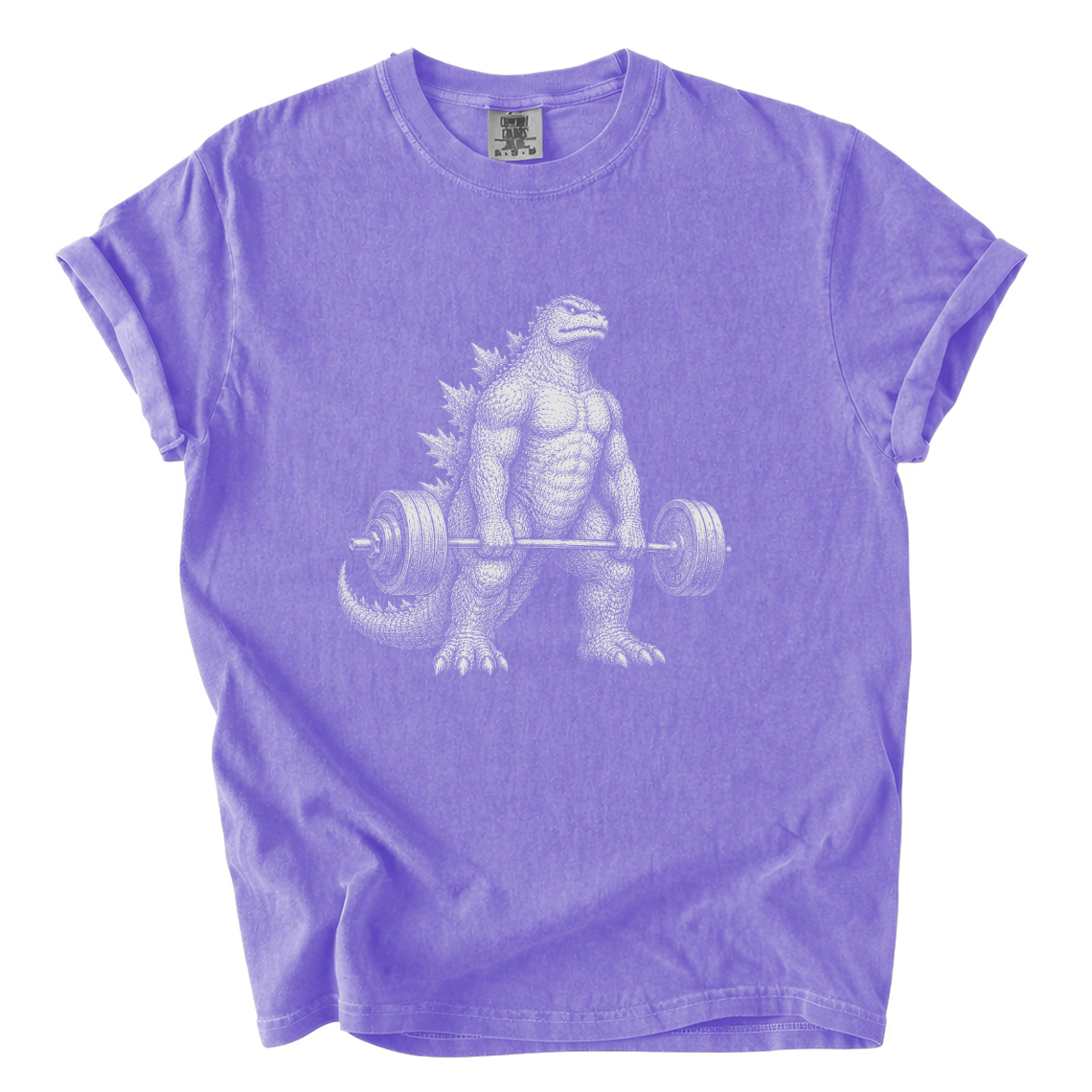 Godzilla Deadlift Shirt – Funny Gym Kaiju Comfort Colors Graphic Tee