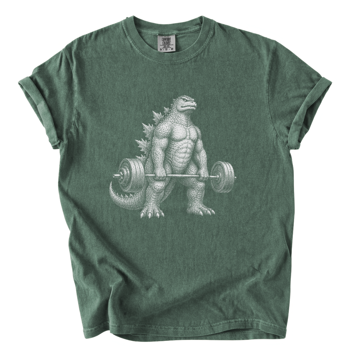 Godzilla Deadlift Shirt – Funny Gym Kaiju Comfort Colors Graphic Tee
