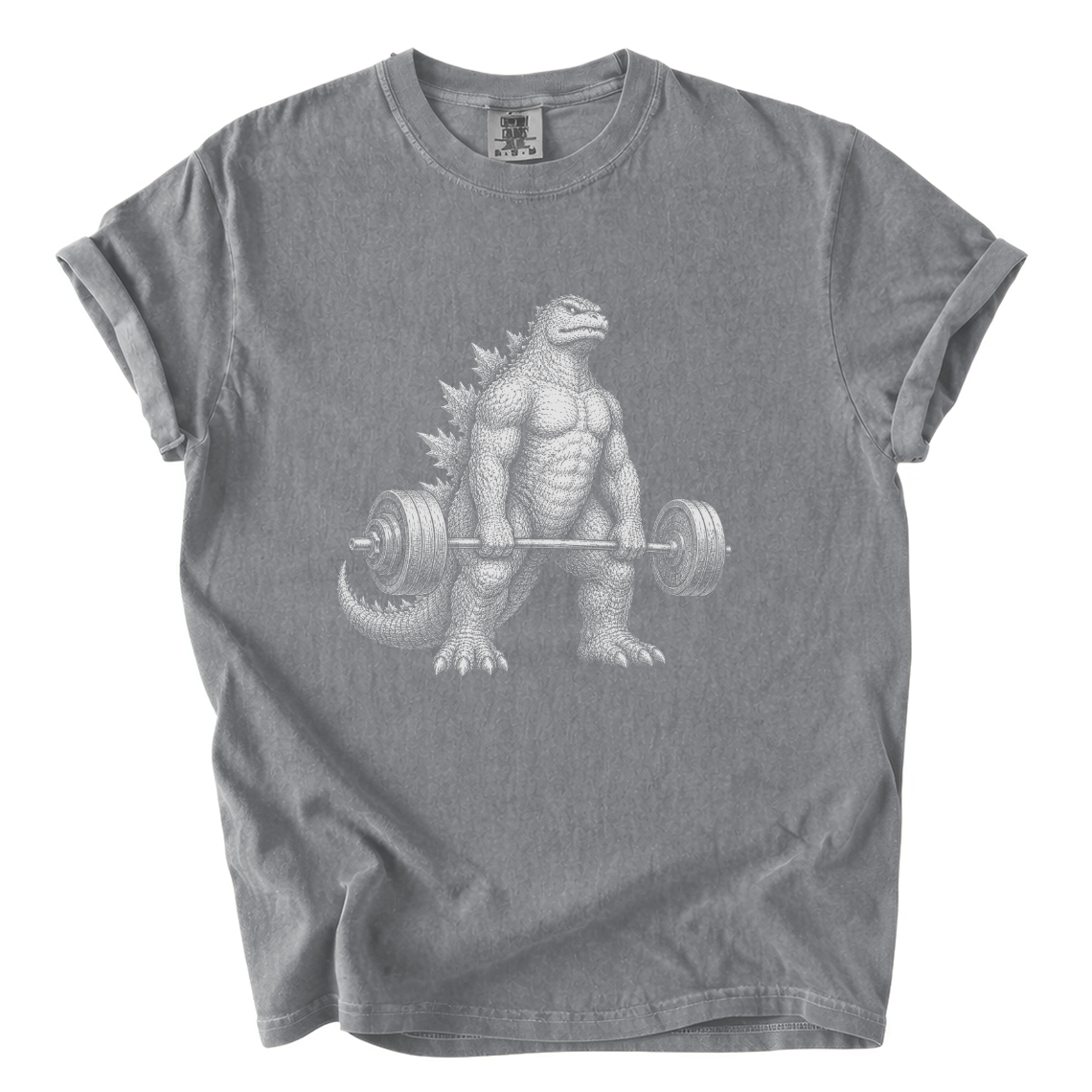 Godzilla Deadlift Shirt – Funny Gym Kaiju Comfort Colors Graphic Tee