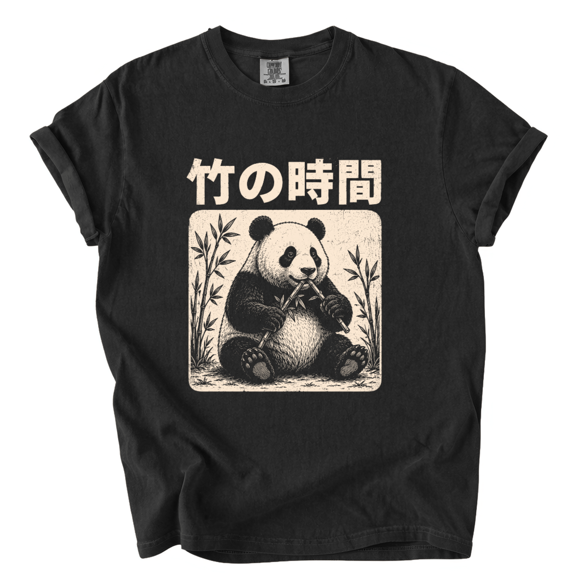 Bamboo Time Panda Shirt – Japanese Panda Comfort Colors Graphic Tee