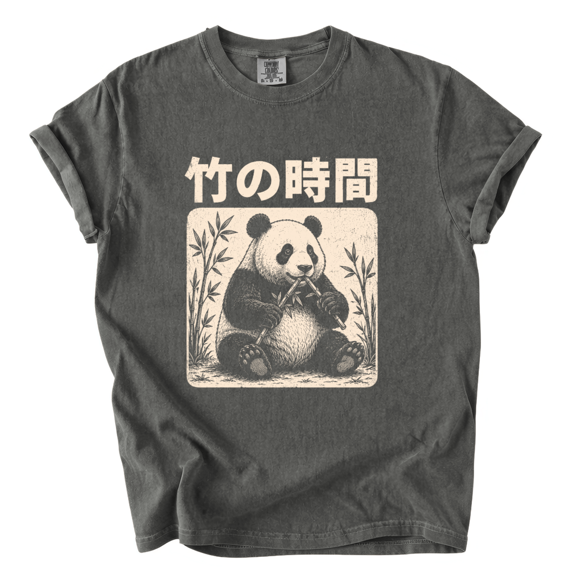 Bamboo Time Panda Shirt – Japanese Panda Comfort Colors Graphic Tee