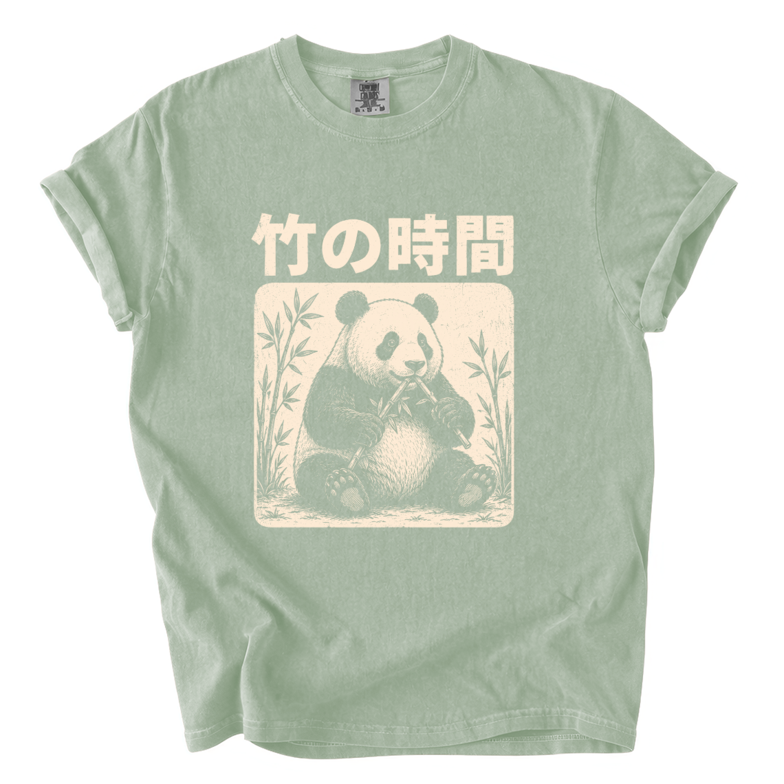 Bamboo Time Panda Shirt – Japanese Panda Comfort Colors Graphic Tee