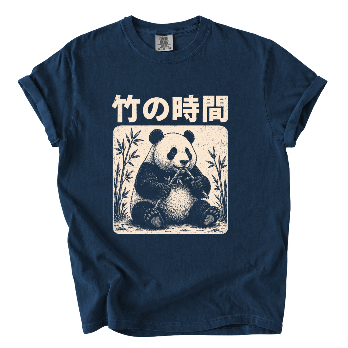 Bamboo Time Panda Shirt – Japanese Panda Comfort Colors Graphic Tee