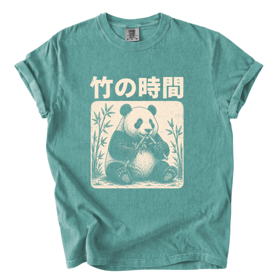 Bamboo Time Panda Shirt – Japanese Panda Comfort Colors Graphic Tee